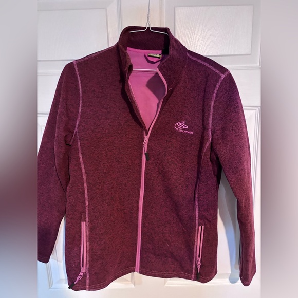 Crivit Jackets & Blazers - Women's Purple Full-Zip Jacket